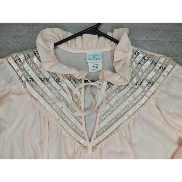 Vtg Gilligan O'Malley Cottagecore M Princess Ruffle Nightgown Prairie Trad NEW - Picture 11 of 11